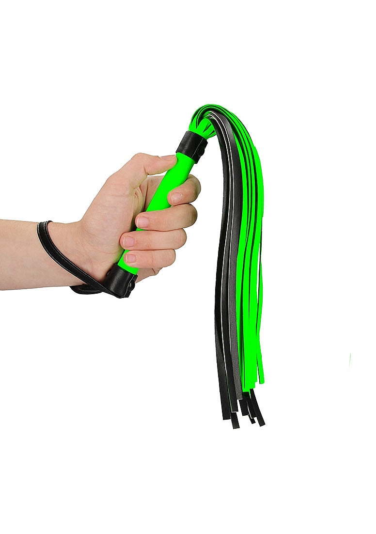 Shots Toys | OUCH! Flogger - Glow in the Dark