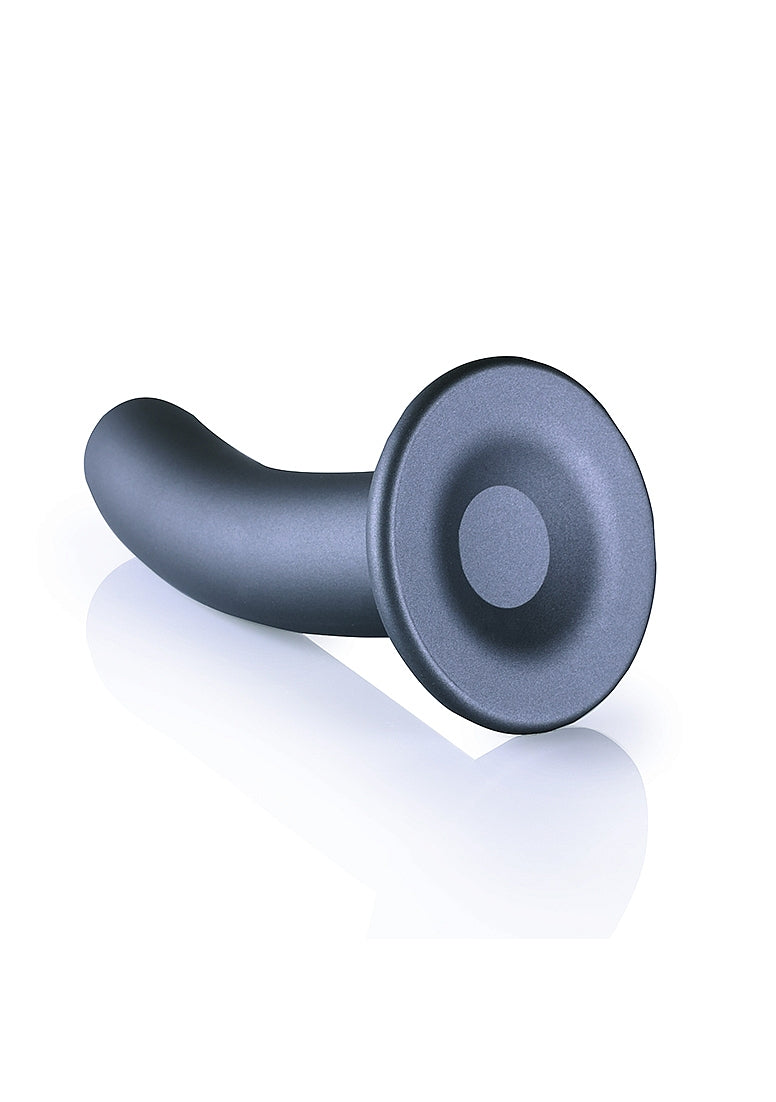 Shots Toys | OUCH! Smooth G-Spot Dildo - 6" / 14.5 cm - Gun Metal