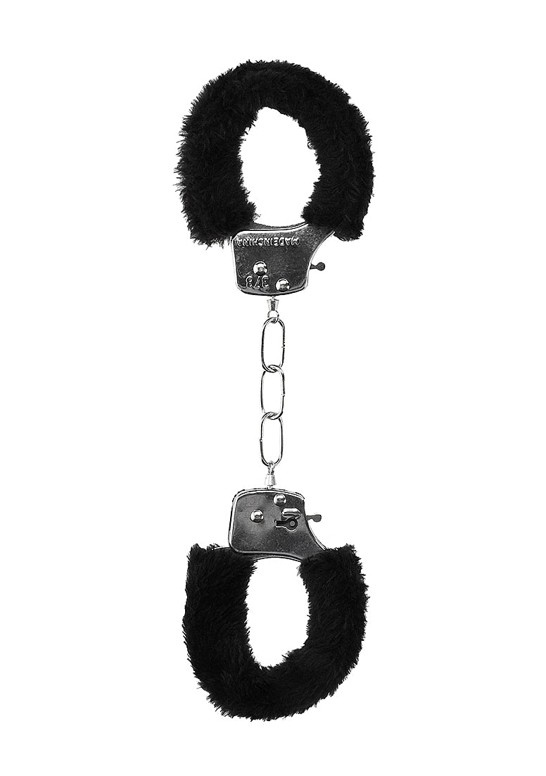 Shots Toys | Ouch! Beginners Furry Hand Cuffs - With Quick-Release Button