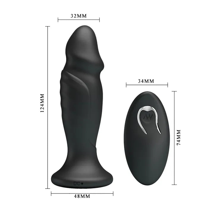 Pretty Love Mr Play Powerful Vibrating Anal Plug Black