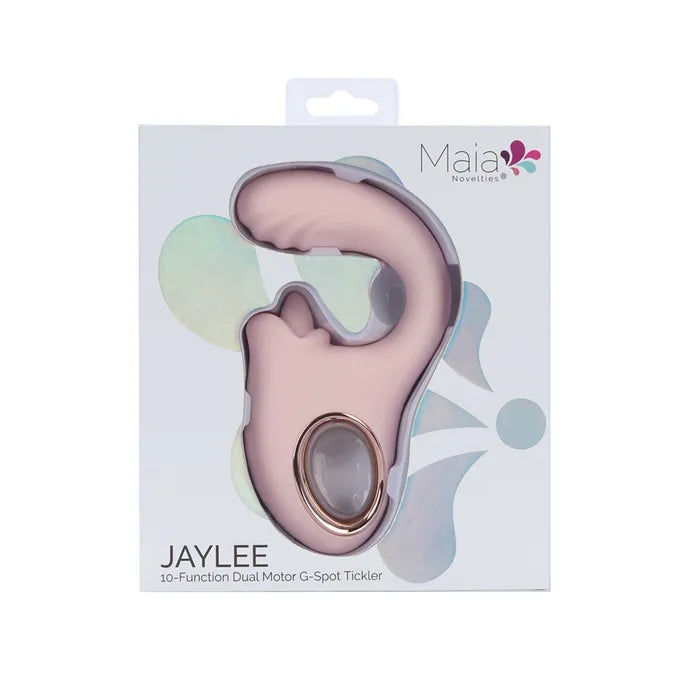 Maia Toys | Maia JAYLEE - Pink USB Rechargeable Dual Motor Vibrator