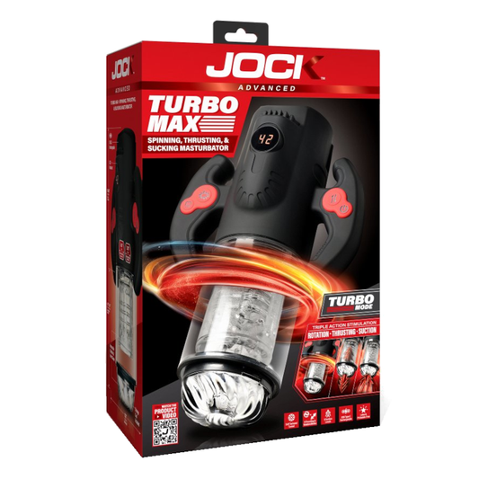 Curve Toys | JOCK Spinning, Thrusting, & Sucking Masturbator