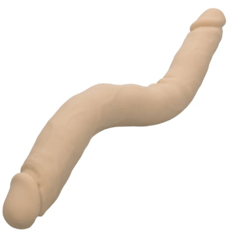 CalExotics Silicone Studs® Bend and Hold Dual Dong 16”/40.75 cm - Ivory