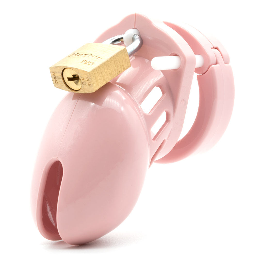 CB-X CB-6000S Chastity 2.5" Cock Cage Kit - Pink