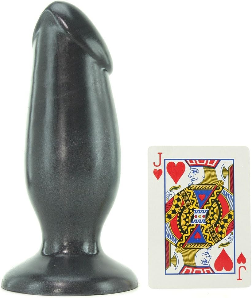 Doc Johnson American Bombshell Fat Man 7" Anal Plug Gun Metal