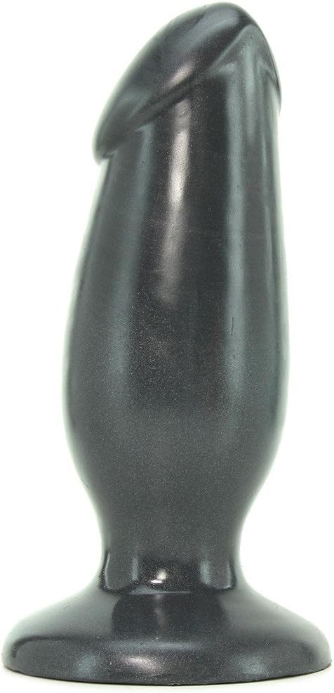 Doc Johnson American Bombshell Fat Man 7" Anal Plug Gun Metal