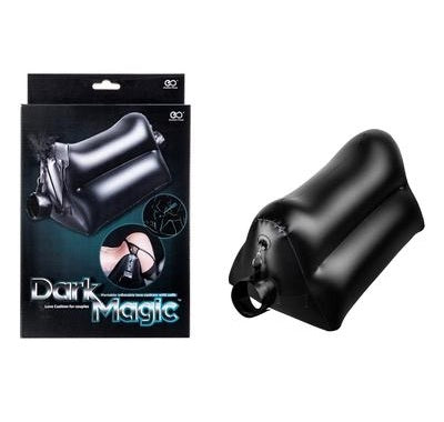 Excellent Power | Dark Magic Inflatable Love Cushion with Cuffs, Feather Tickler and Paddle