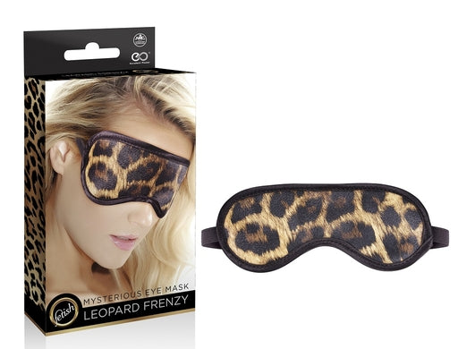 Excellent Power Leopard Frenzy PU Leather Eye Mask