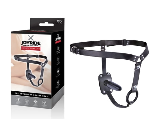 Excellent Power | X Joyride 5" Dual Delight Strap-on Black