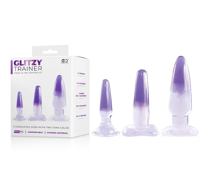 Excellent Power Glitzy Trainer 3 In 1 Dong Kit Set - Purple