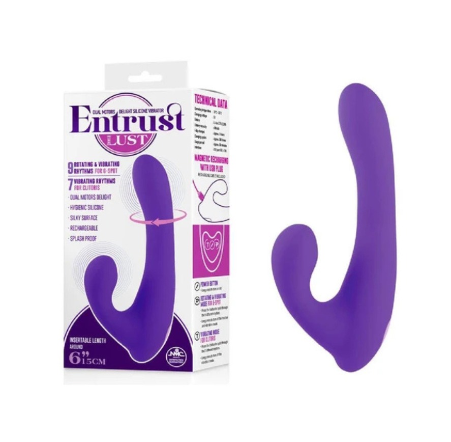 Excellent Power Entrust With Lust 15cm Rotating Rabbit Vibrator