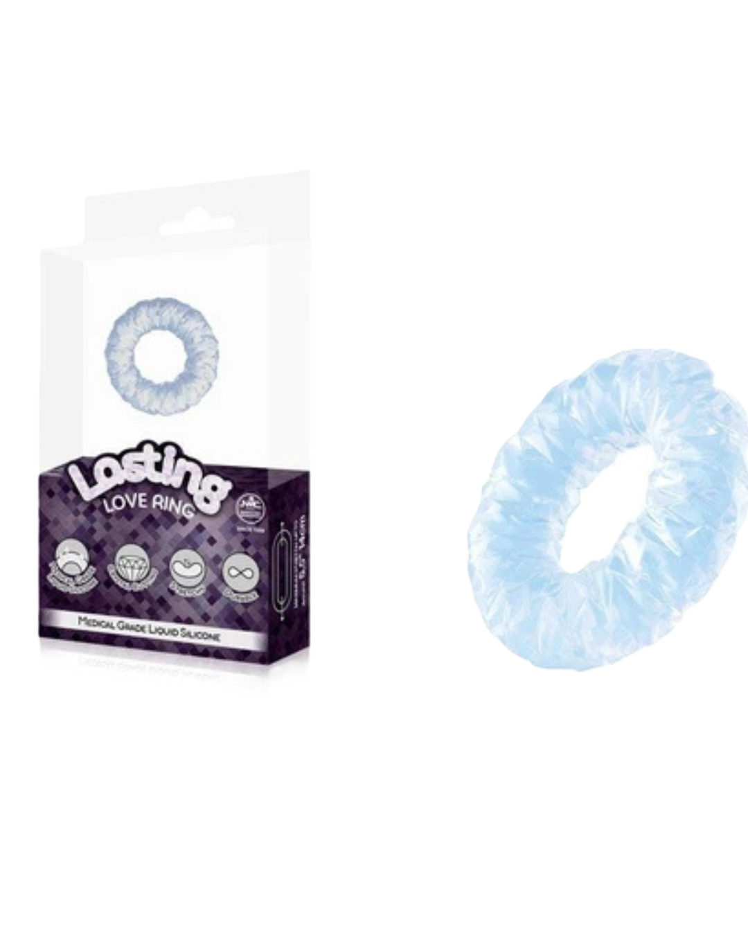 Excellent Power Lasting Love Ring Medical Grade Liquid Silicone Ornament III