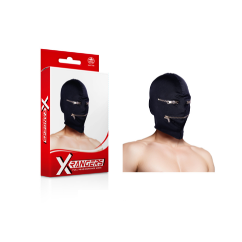Excellent Power X-Rangers Zipper Face Hood