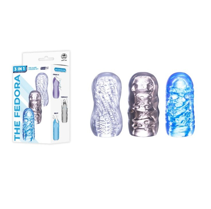 Excellent Power | The Fedora 3 In 1 TPE Stroker Kit Set