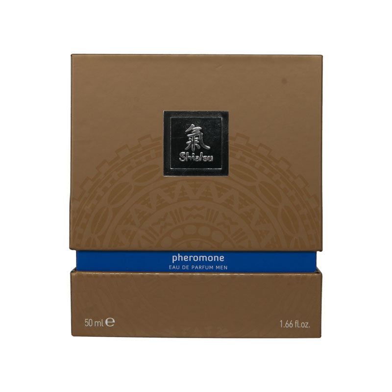 SHIATSU Pheromone Fragrance Men Dark Blue 50ml