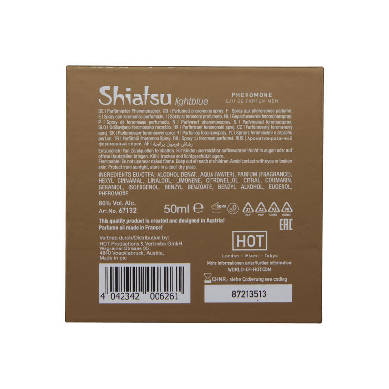 SHIATSU Pheromone Fragrance Men Light Blue 50ml