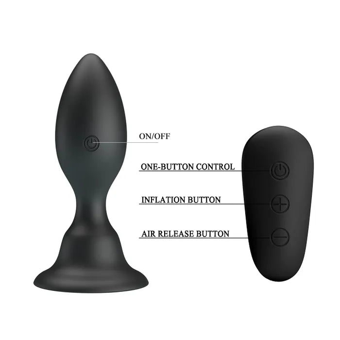 Pretty Love Mr Play Vibrating Anal Butt Plug with Remote