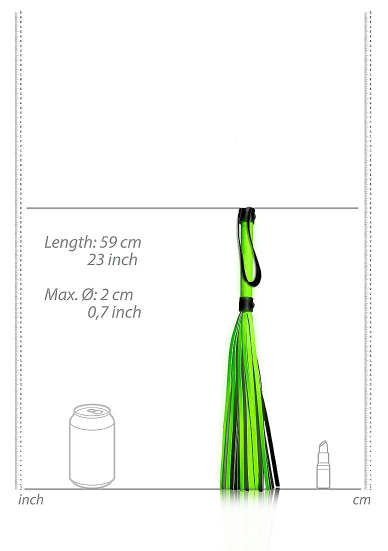 Shots Toys | OUCH! Flogger - Glow in the Dark