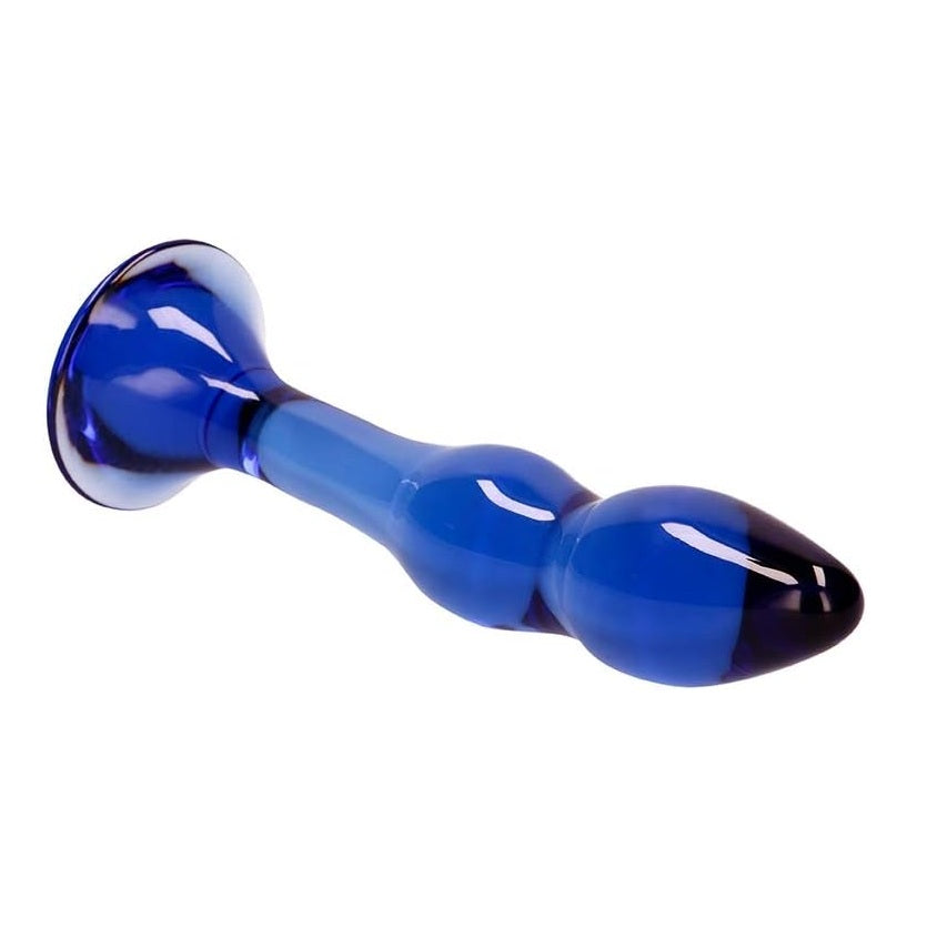 Shots Toys | Chrystalino Gallant Glass Anal Dildo - Blue