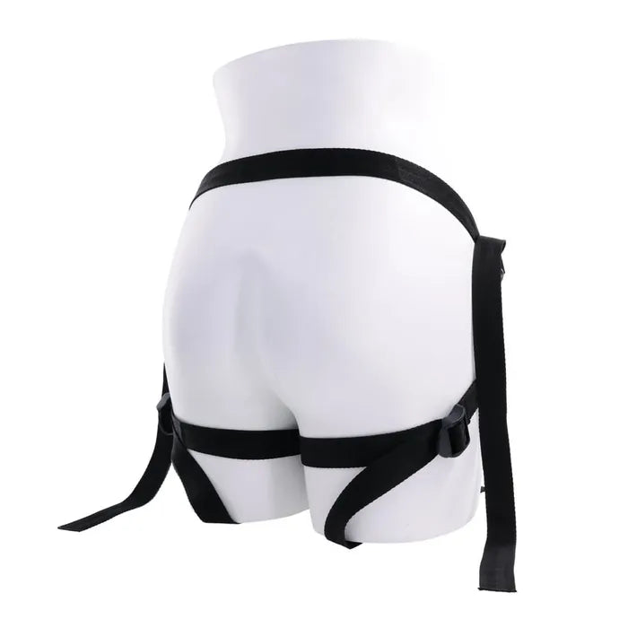 Sportsheets Velvet Noir Strap On - Black Adjustable Strap-On Harness (No Probe Included)