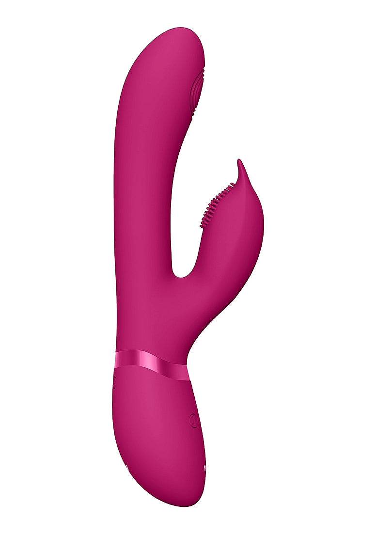 Shots Toys | VIVE Aimi Pulse-Wave & Vibrating G-Spot Rabbit Vibrator Pink
