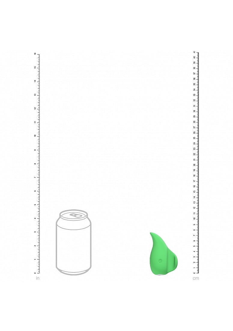Shots Toys | LOVELINE ErgoDrop - Hand Massager Droplet Shaped Vibrator - Green