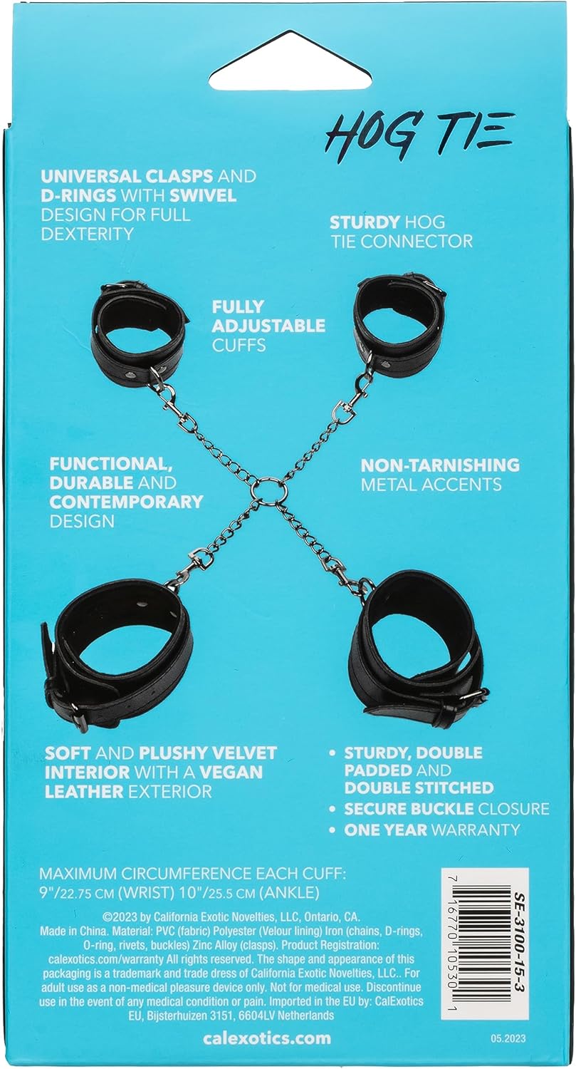 Calexotics Euphoria Collection Vegan Leather Hog Tie