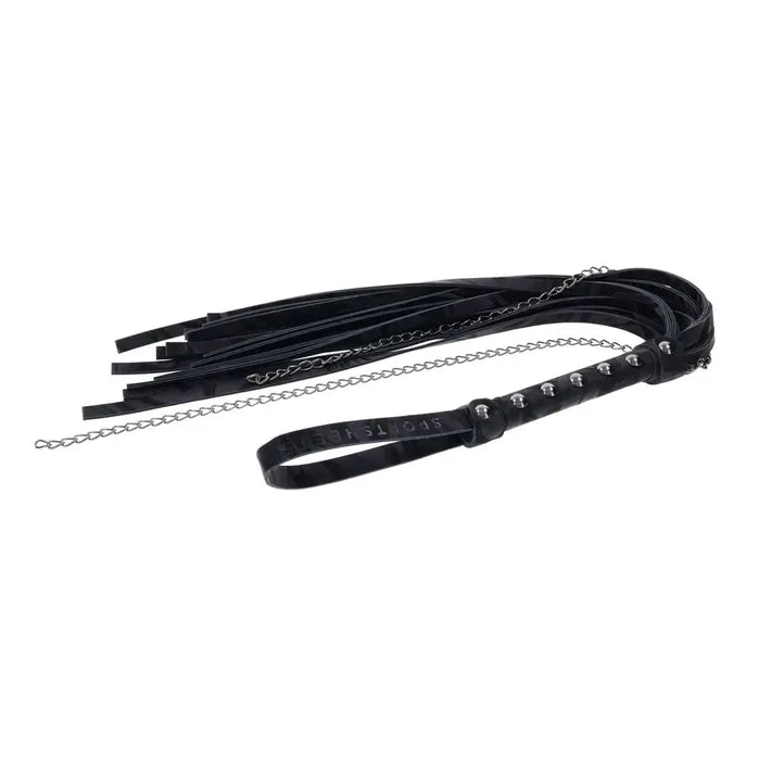 Sportsheets Velvet Noir Chain Flogger