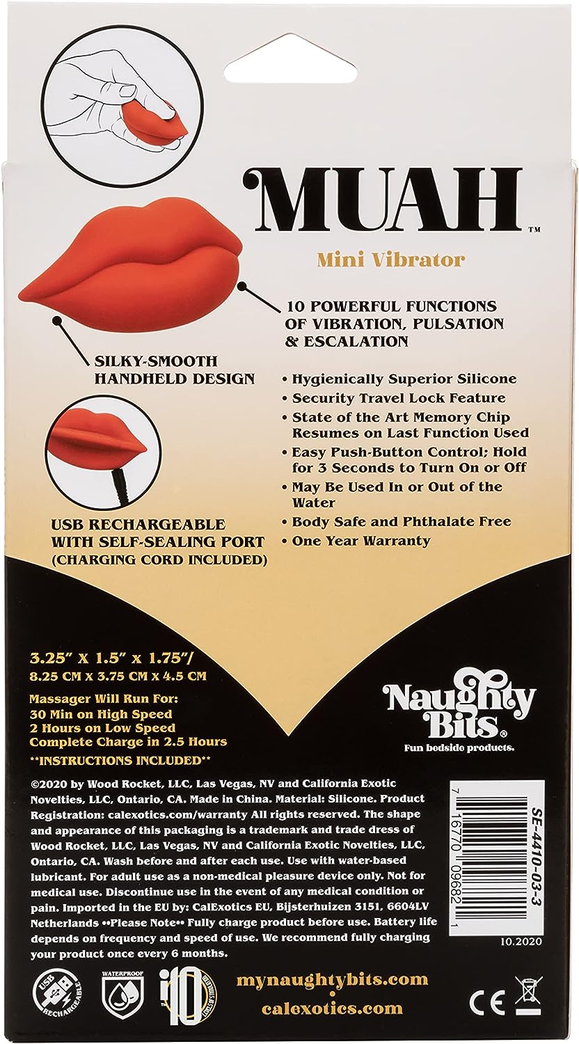 Calexotics | Naughty Bits MUAH Mini Vibrator