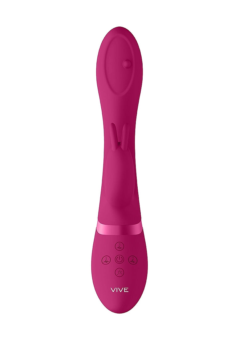 Shots Toys | VIVE Mira Spinning G-Spot Rabbit Vibrator Pink