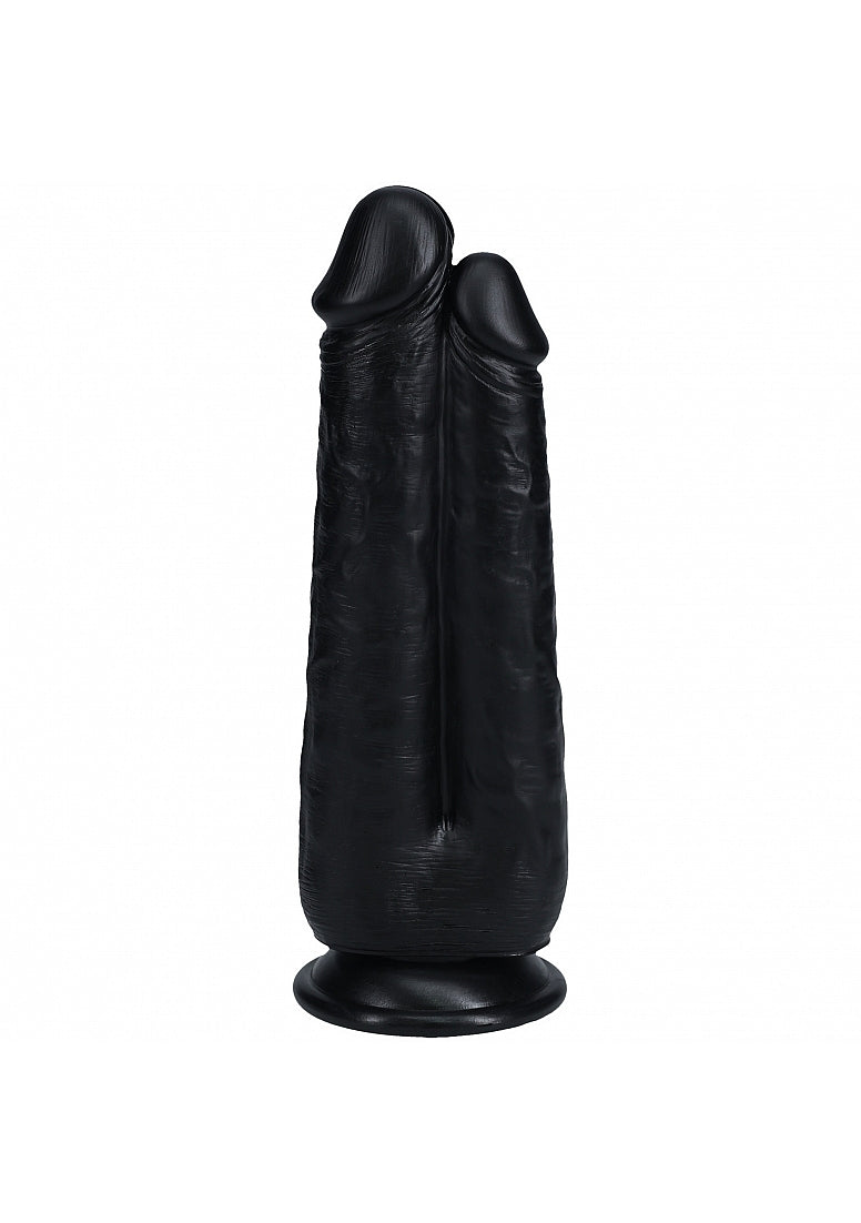 Shots Toys | REALROCK - Two in One 7"/8" Realistic Dildo - Black