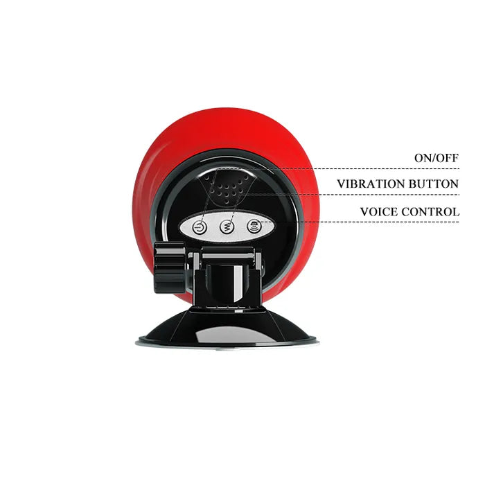 Crazy Bull Delia Vibrating Vagina Stroker with Suction Base