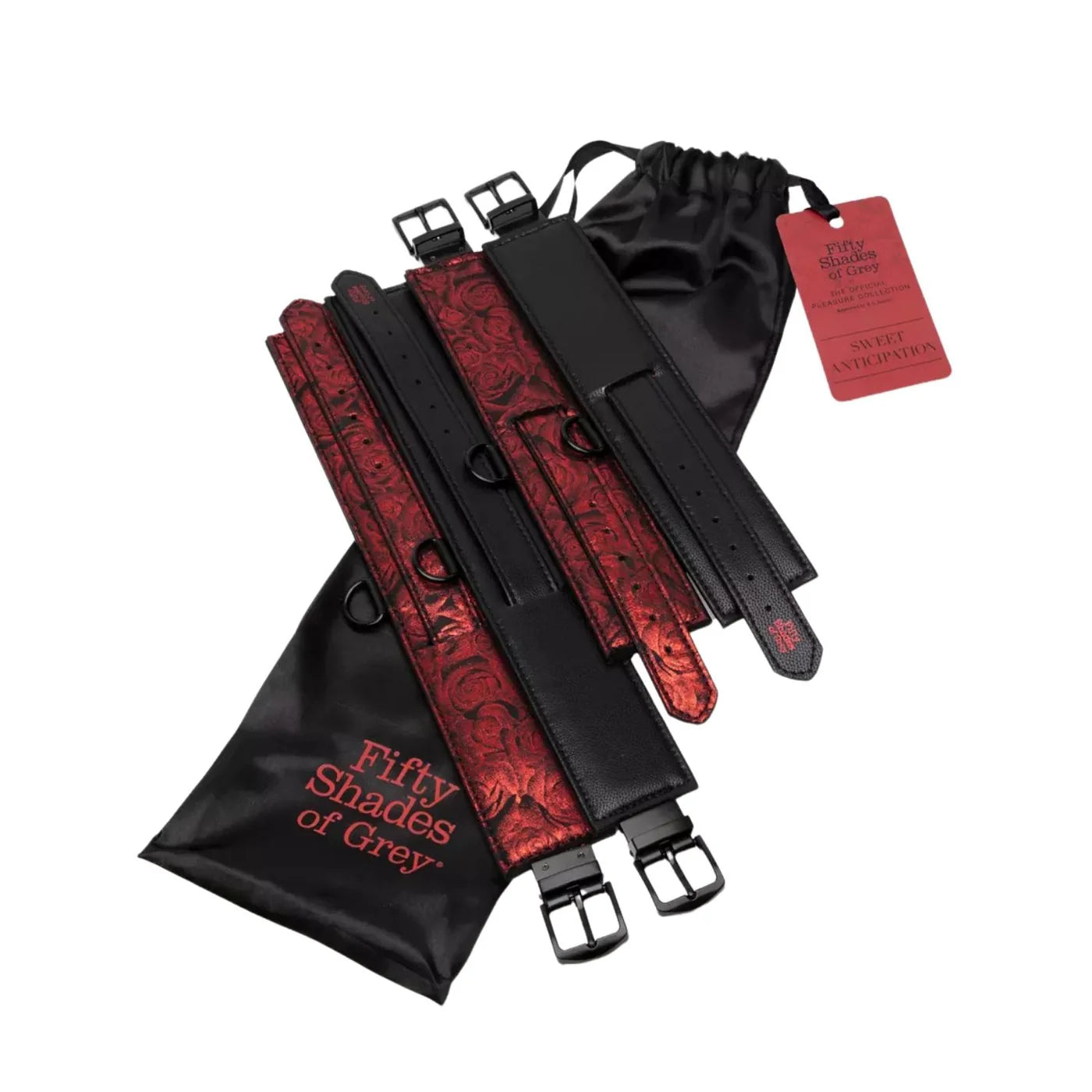 Fifty Shades of Grey Sweet Anticipation Reversible Under Mattress Restraint Set