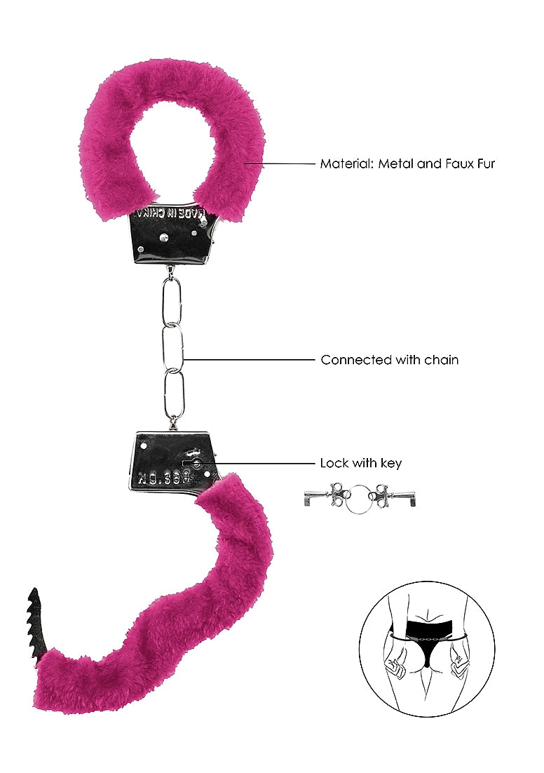 Shots Toys | OUCH! Beginners Handcuffs Furry - Pink