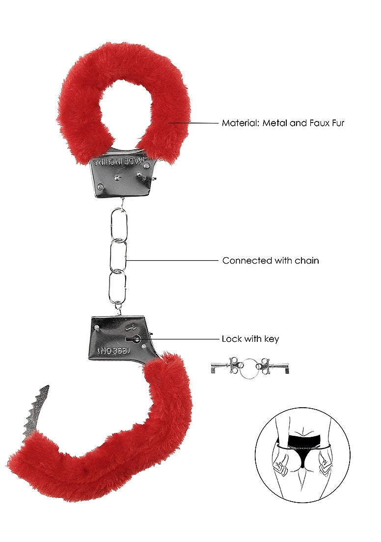 Shots Toys | OUCH! Beginners Handcuffs Furry - Red