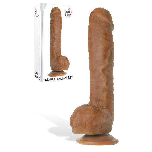 Adam & Eve Adam's Colossal 12" Brown 30.5cm Dildo Dong