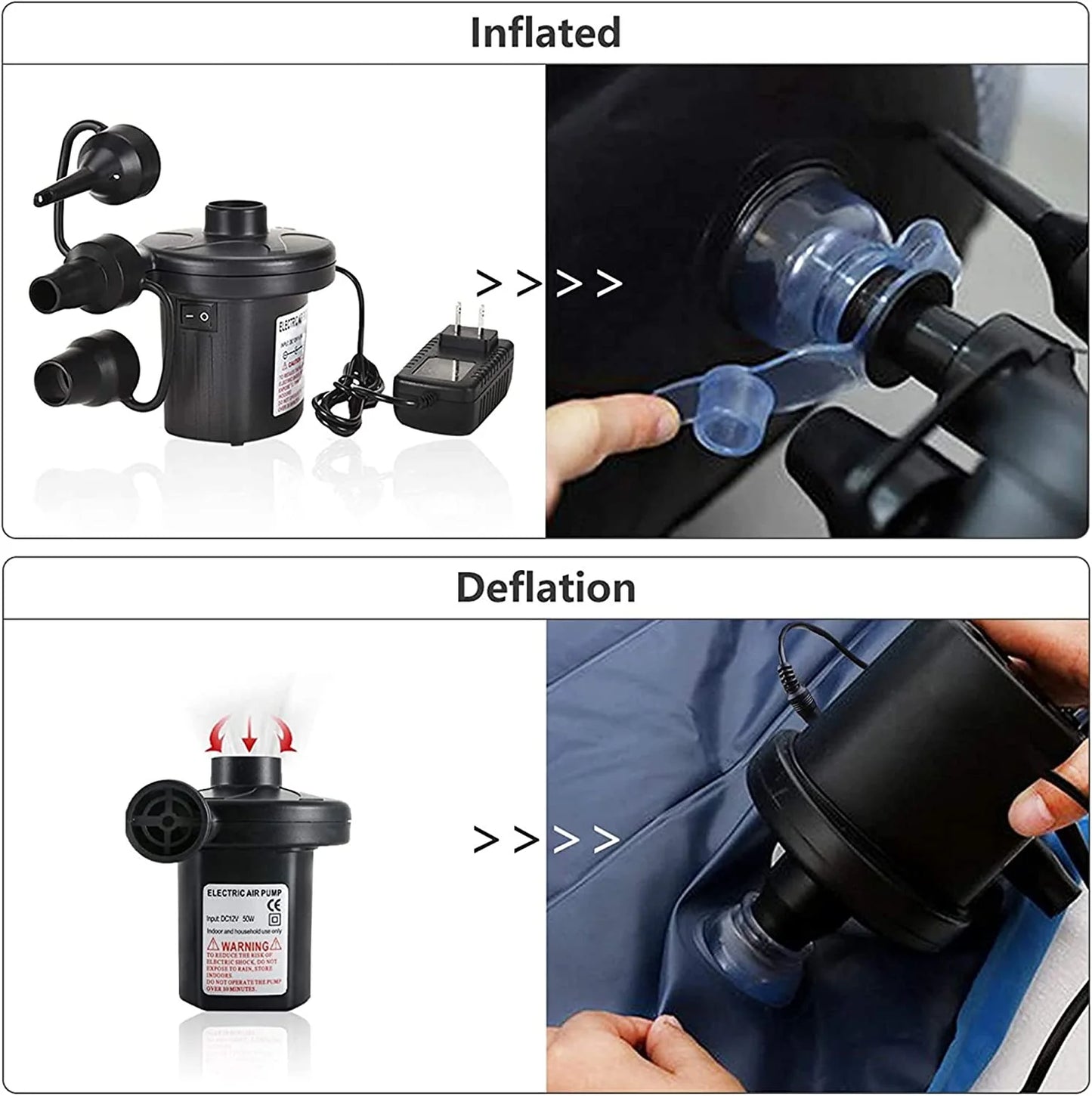 Eroticgel Electric Air Pump ONLY for Nuru Inflatable Massage Air Mattress