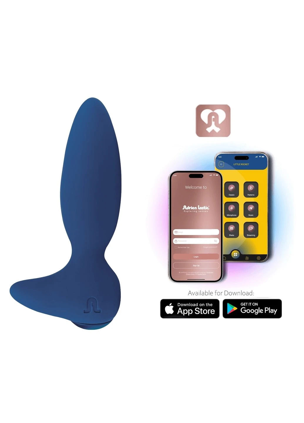 Adrien Lastic Little Rocket II + App Vibrator - Vibrating Anal Plug