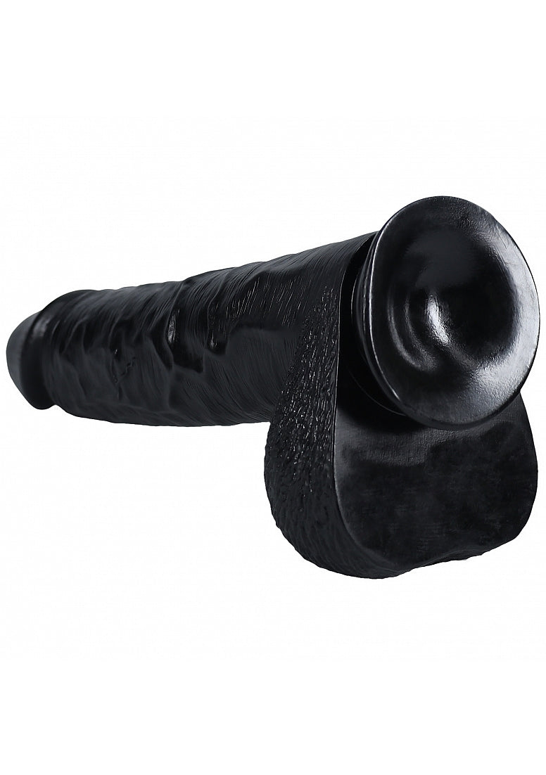 Shots Toys | REALROCK - Realistic Extra Long Dildo with Balls 15" / 38.1cm - Black