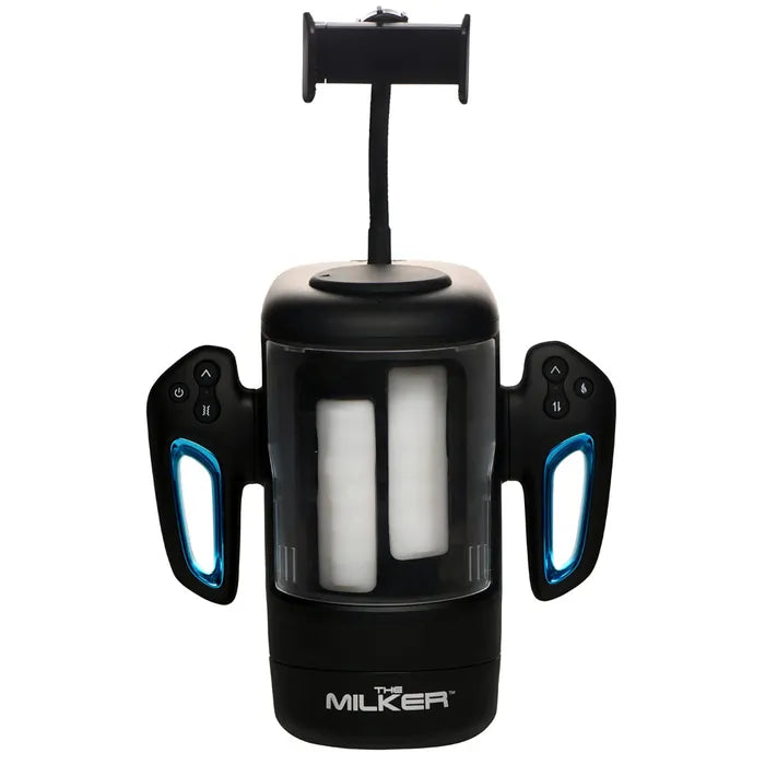 LoveBotz The Milker Cyber Milker Stroking Vibrating Heating Masturbator