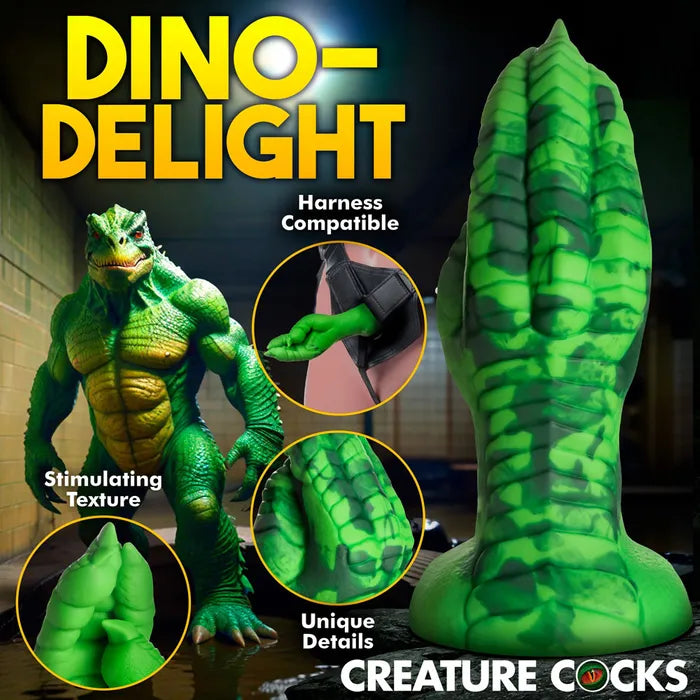 Creature Cocks Raptor Claw Fisting Silicone Dildo - Green 21.8cm Claw Fantasy Dildo