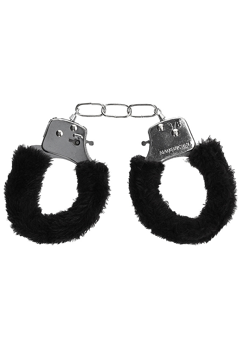Shots Toys | Ouch! Beginners Furry Hand Cuffs - With Quick-Release Button