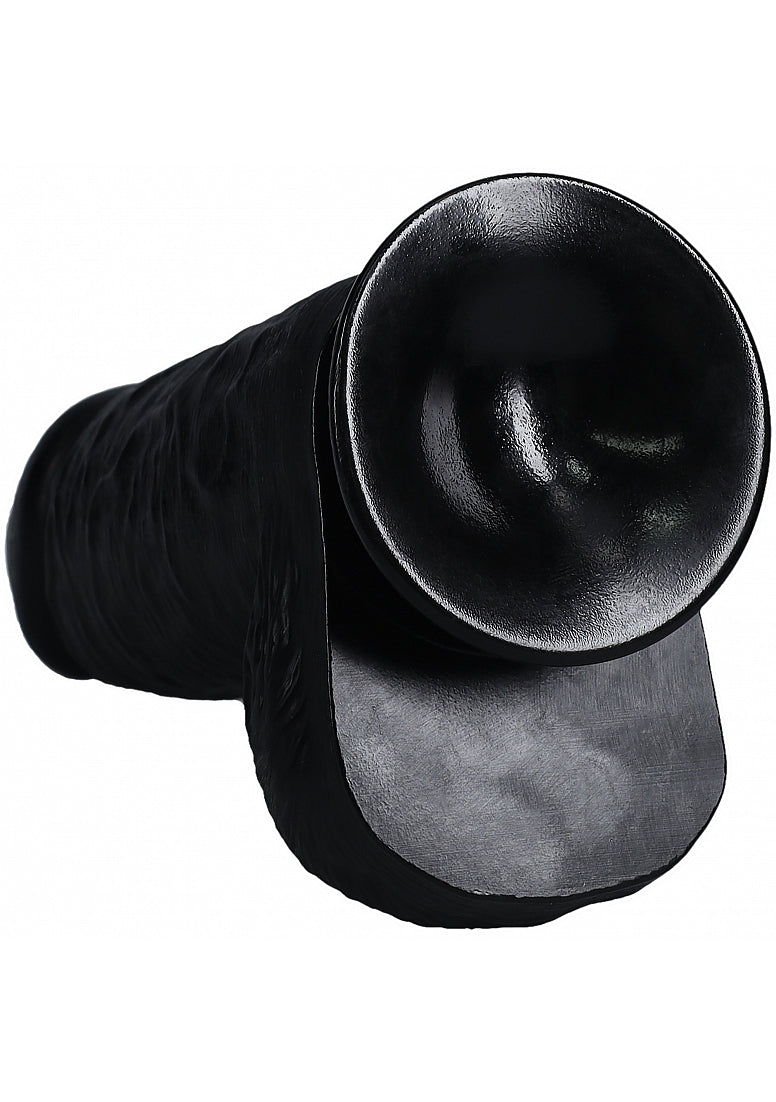 Shots Toys | REALROCK - Realistic Extra Thick Dildo with Balls 9" / 22.9cm - Black