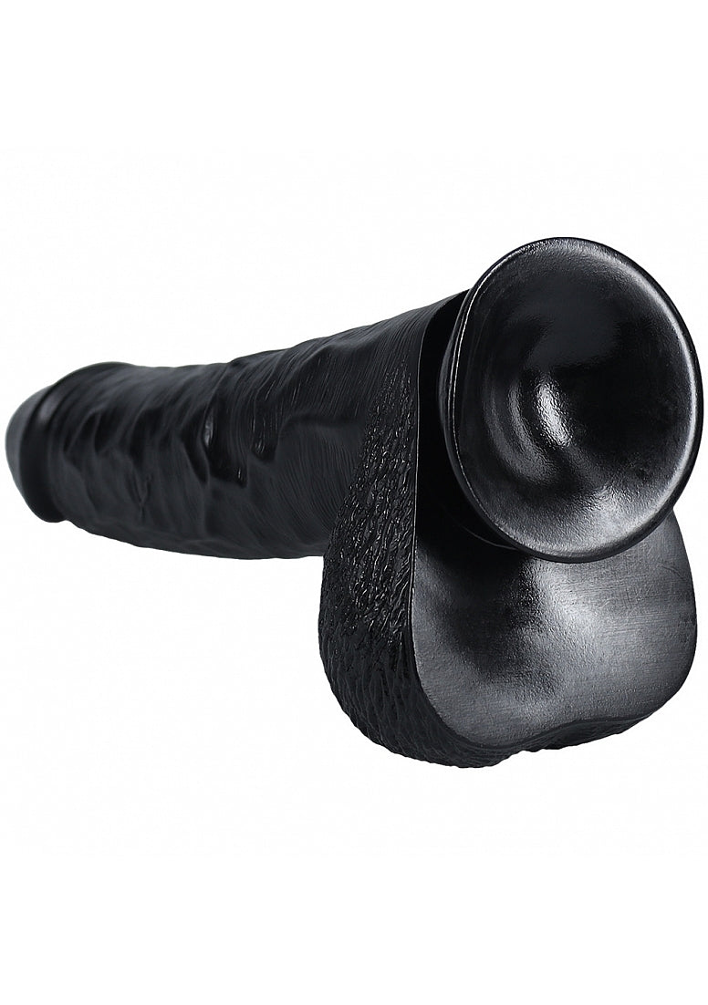 Shots Toys | REALROCK - Realistic Extra Long Dildo with Balls 14" / 35.5cm - Black