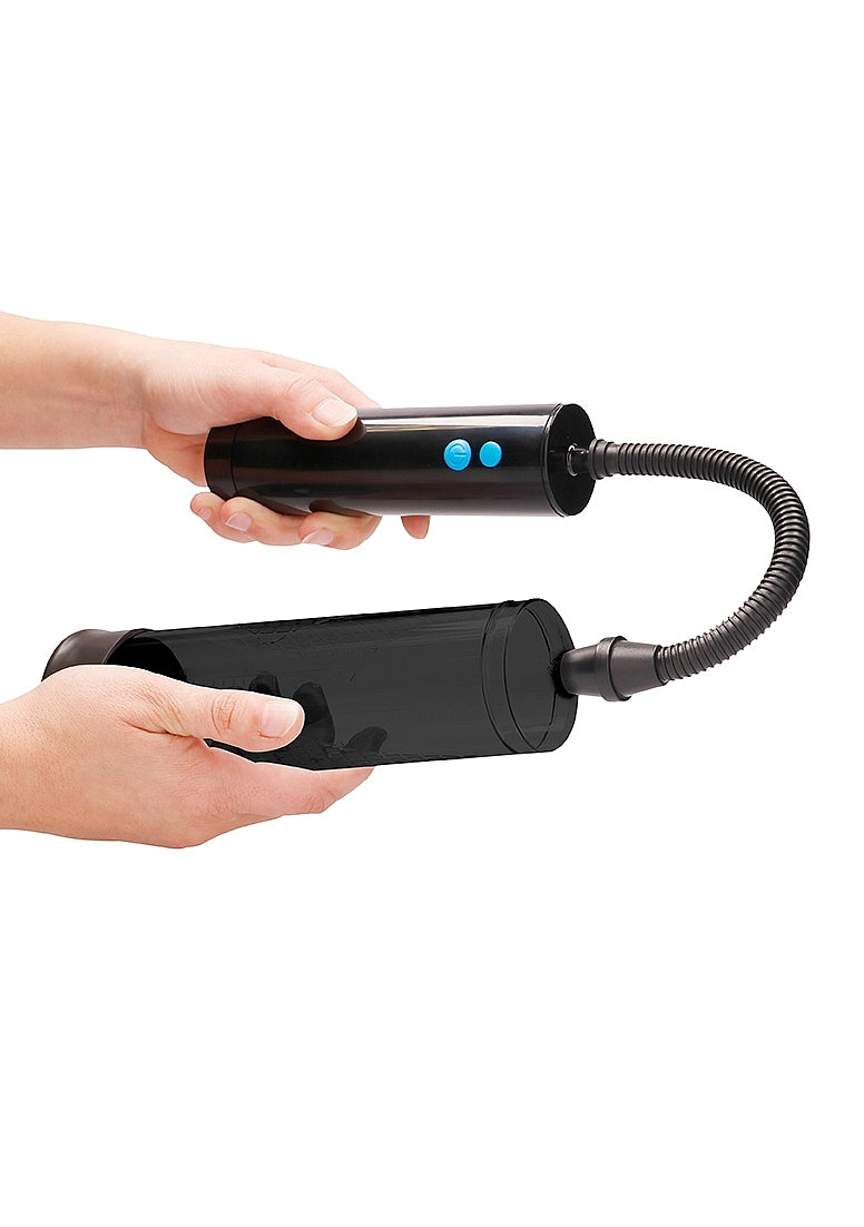 Shots Toys | PUMPED Extreme Power Rechargeable Auto Pump Black