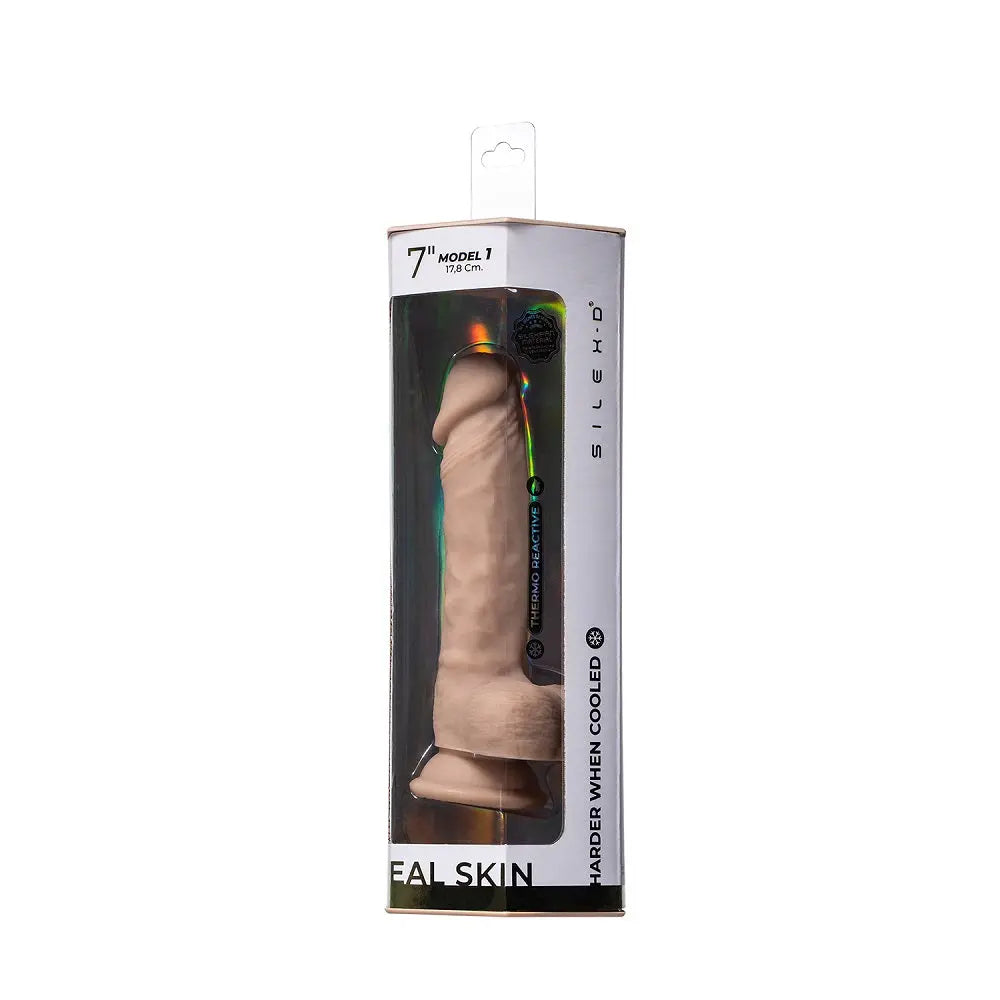 Adrien Lastic Silexd 7" Real Skin Model 1 Flesh Dildo