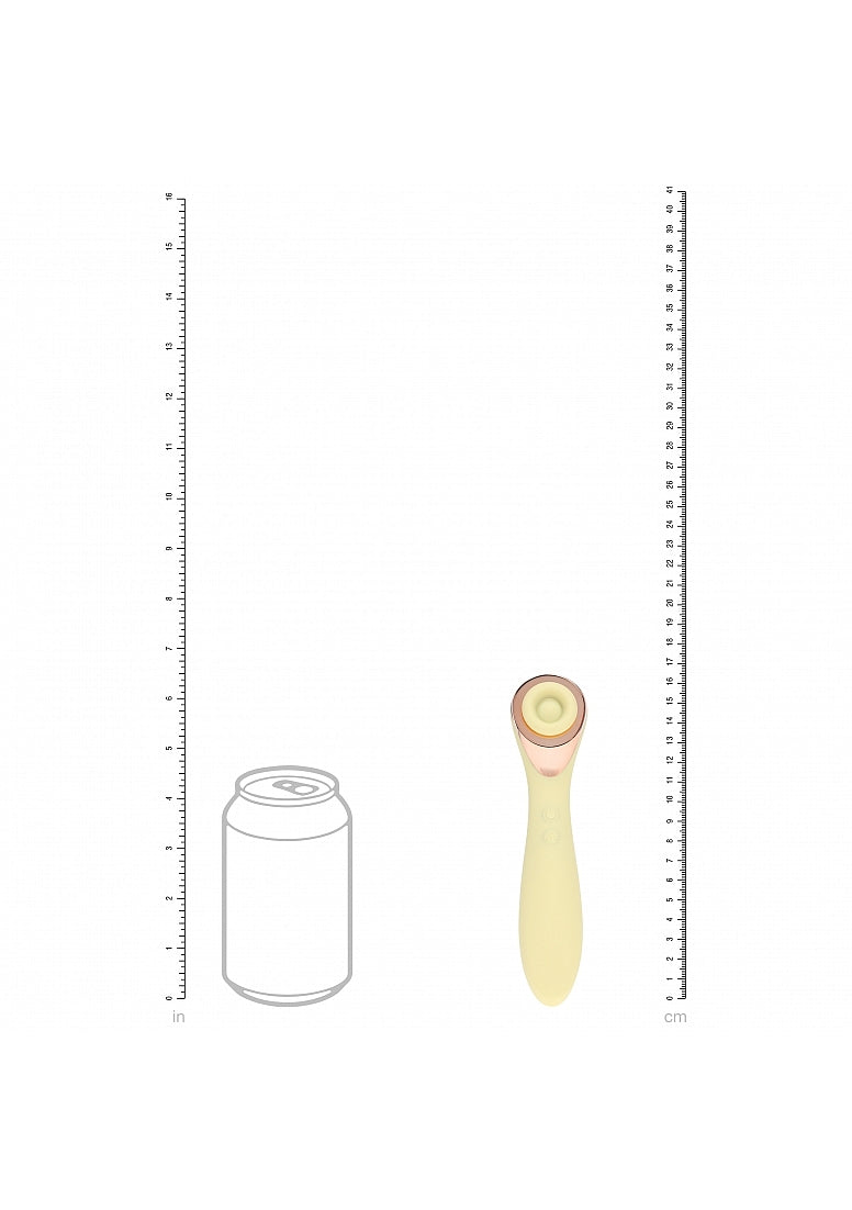 Shots Toys | LOVELINE Darling - AirTapTech Tapping Sucking Vibrator - Yellow
