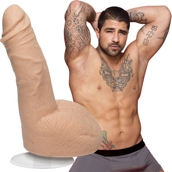 Doc Johnson Signature Cocks - Ryan Bones - 7" ULTRASKYN Cock Vac-U-Lock Suction Cup Dildo