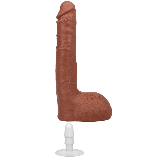 Doc Johnson Signature Cocks - Ricky Johnson - 10" ULTRASKYN Cock Vac-U-Lock Suction Cup Dildo