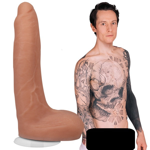 Doc Johnson Signature Cocks - Owen Gray 9" TRUSKYN Dual Density Cock Vac-U-Lock Suction Cup Dildo